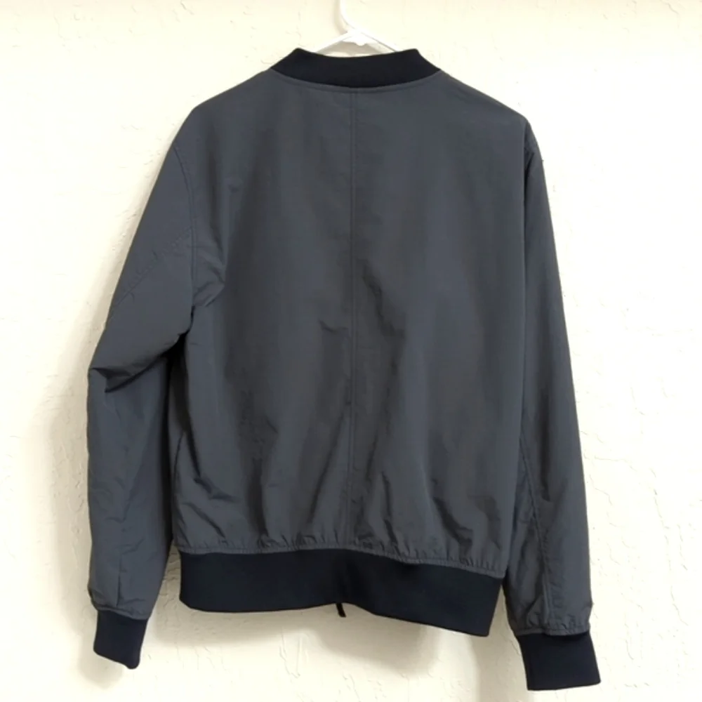Goodfellow & Co. Blue Water Resistant Lightweight Bomber Jacket Size Medium